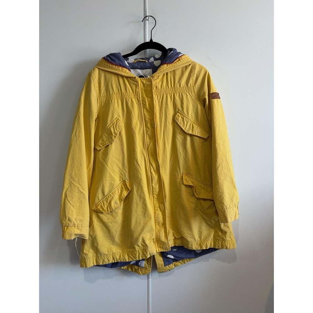 Daughters‎ Of The Liberation Parka Womens Small Yellow Hooded Fishtail Coat